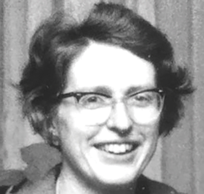 Black and white headshot of Mary Jane Gray
