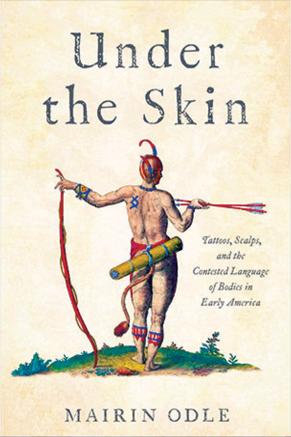 The cover of "Under the Skin" features an illustration of a figure carrying a bow and arrows, facing away from the viewer.