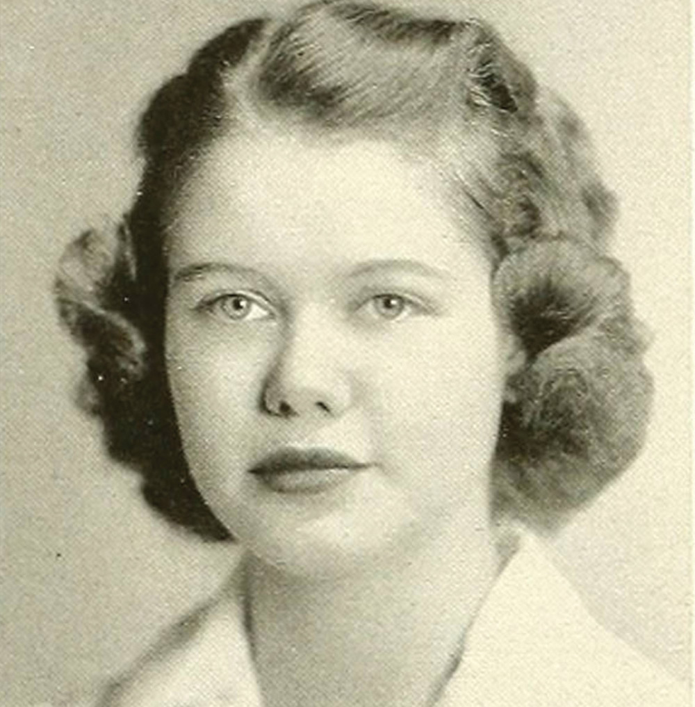 Head shot of Betty from the her Swarthmore yearbook