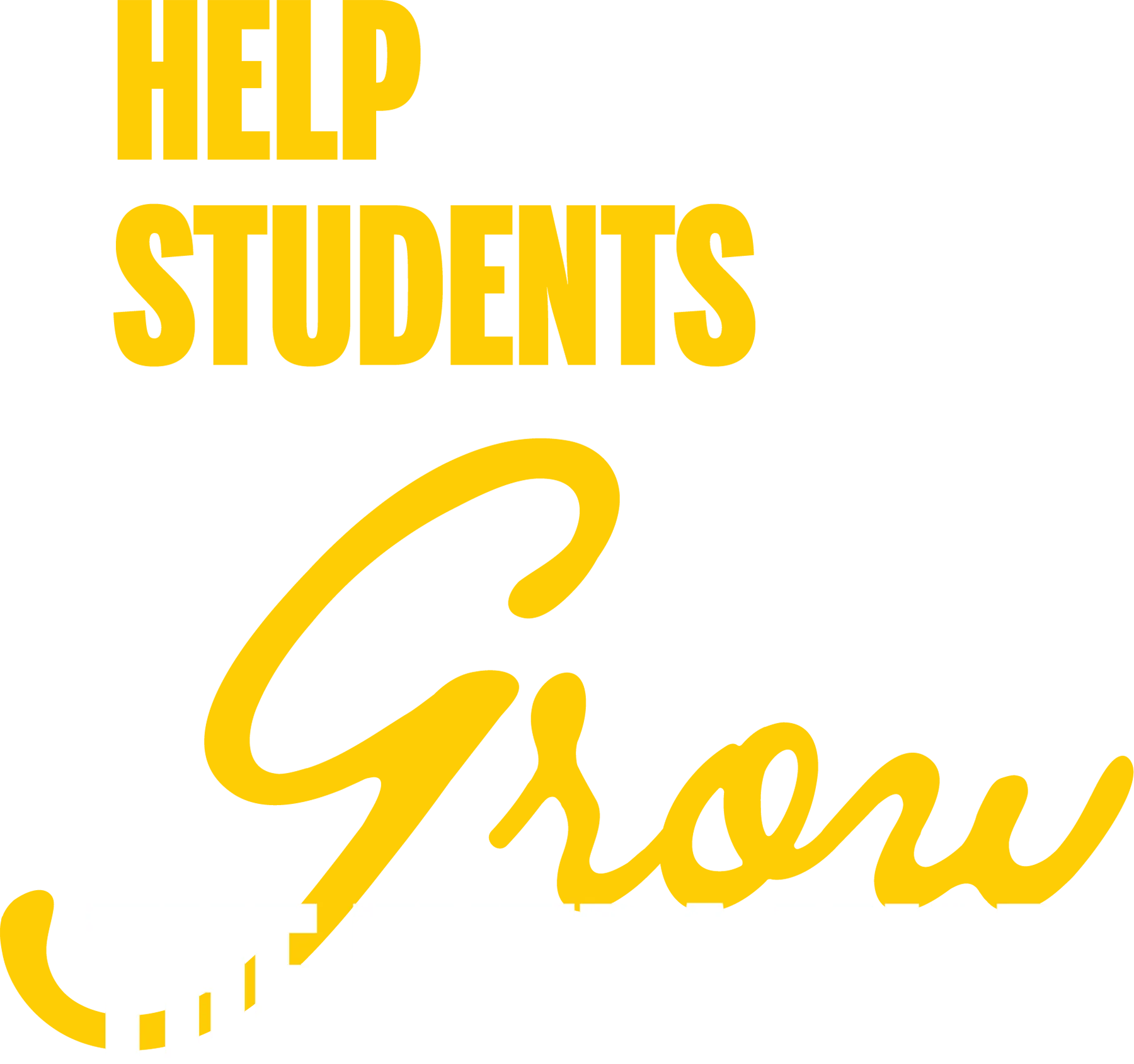 Help Students Grow the Extra Mile typography