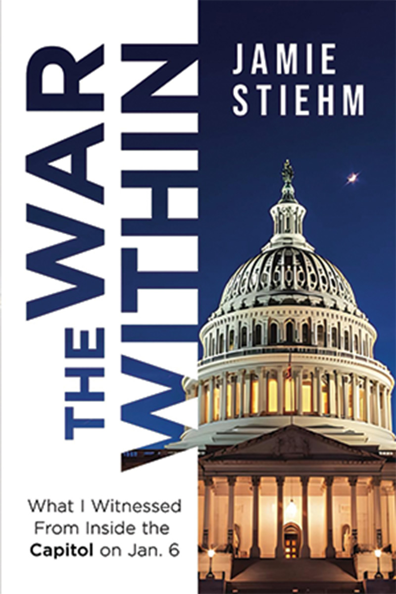 The cover of The War Within features a photo of the Capitol building lit up against a dark blue sky.