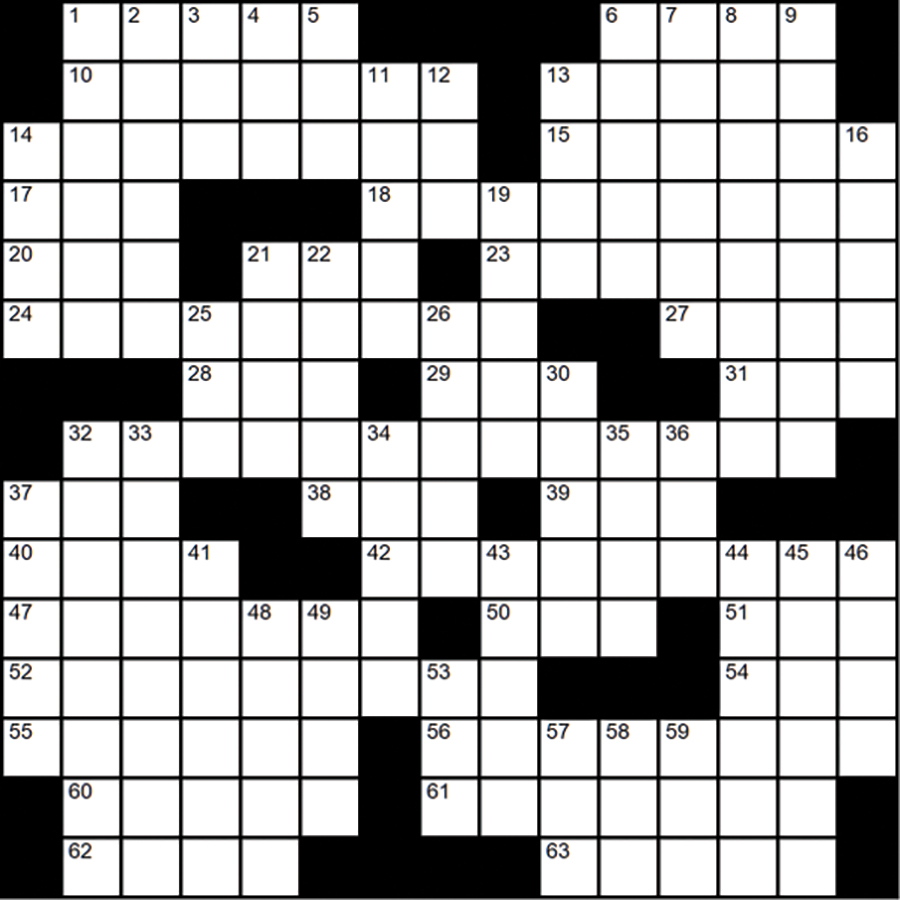 crossword puzzle
