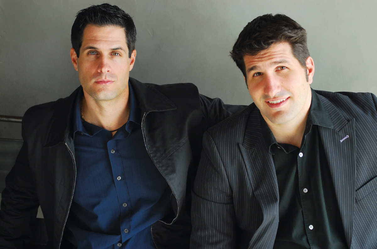 Vlas Parlapanides, left, and Charley Parlapanides, right